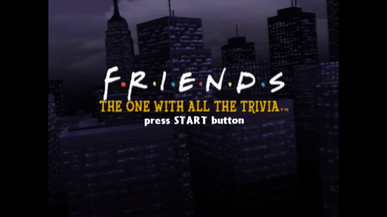 Friends: The One with All the Trivia PLAYSTATION 2