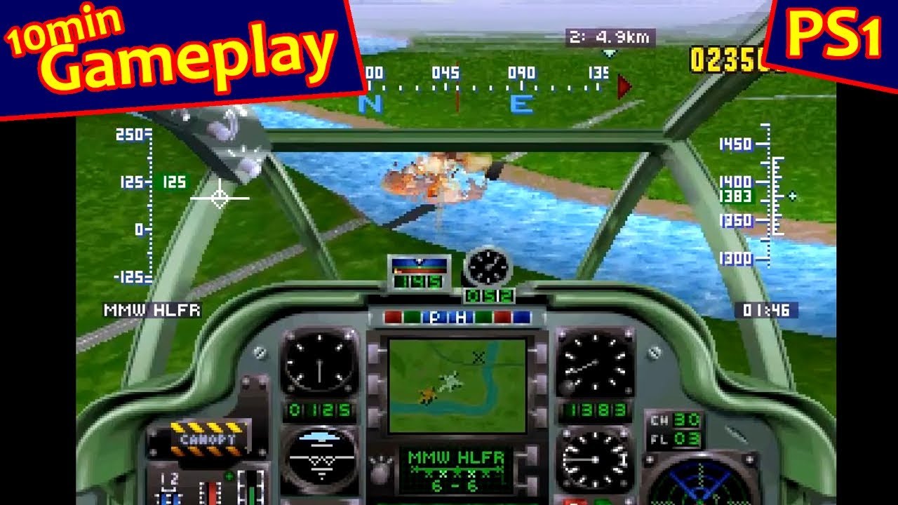 Gunship PLAY STATION 1 PS1