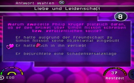 Gute Zeiten Schlechte Zeiten Quiz PLAY STATION 1 PS1