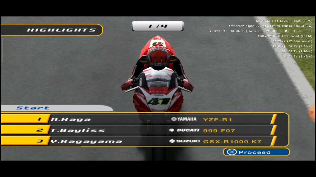 "Hannspree Ten Kate Honda SBK PLAYSTATION 2