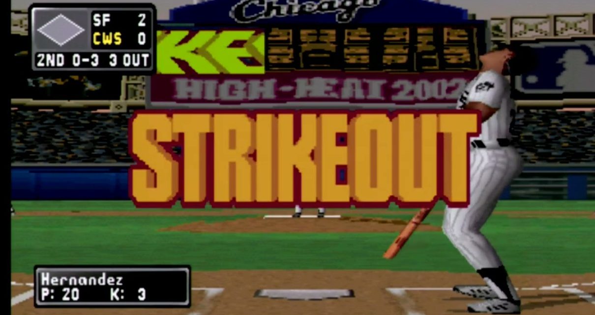 High Heat Major League Baseball 2002 PLAY STATION 1 PS1