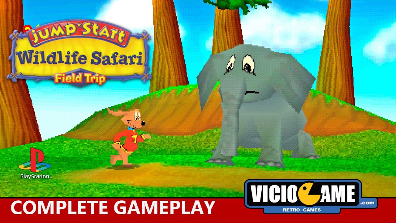 JumpStart Wildlife Safari Field Trip PLAY STATION 1 PS1
