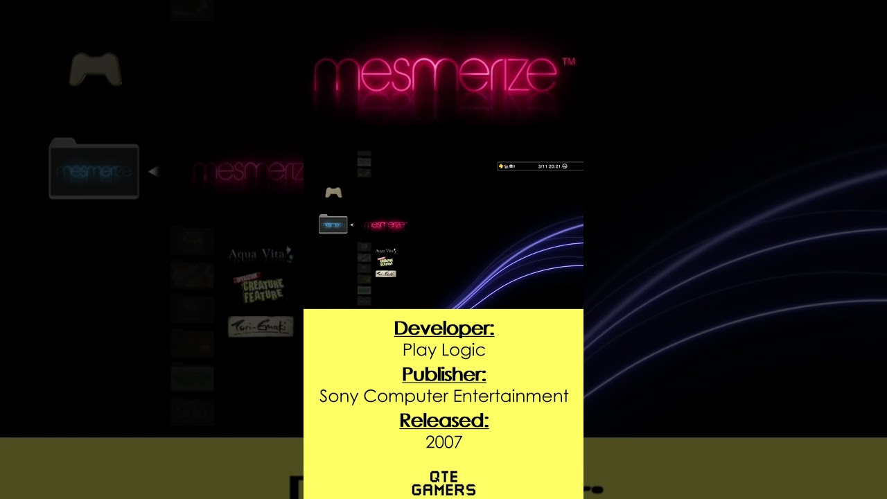 Mesmerize: Trace (app) PS3 PLAY STATION 3