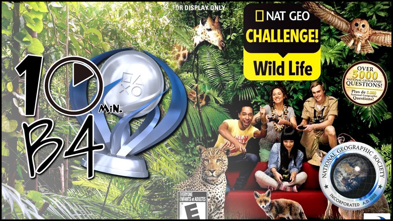 Nat Geo Challenge! Wild Life PS3 PLAY STATION 3
