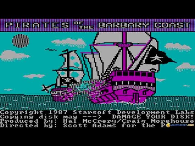 Pirates of the Barbary Coast PC MSDOS