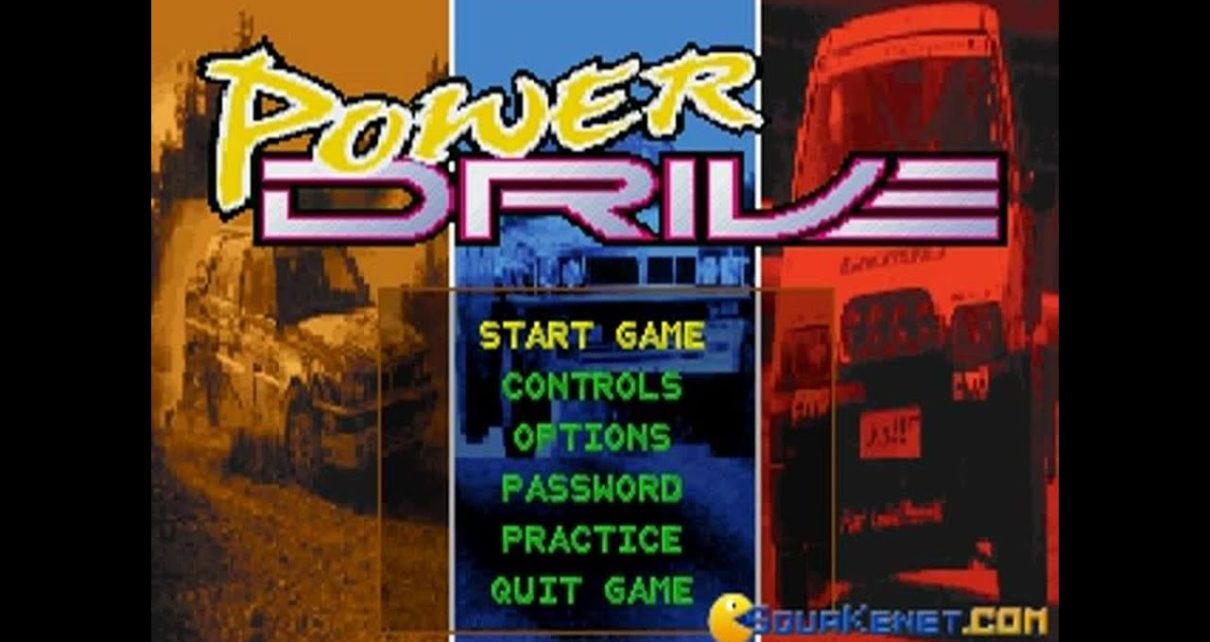 Power Drive (1994 video game) PC MSDOS