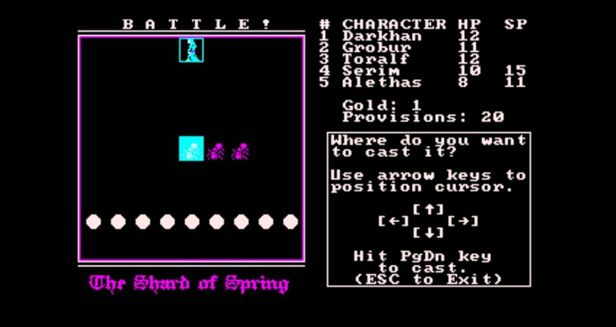 Shard of Spring PC MSDOS