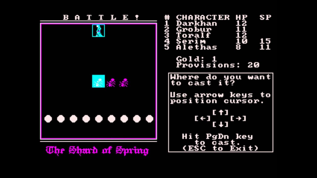 Shard of Spring PC MSDOS