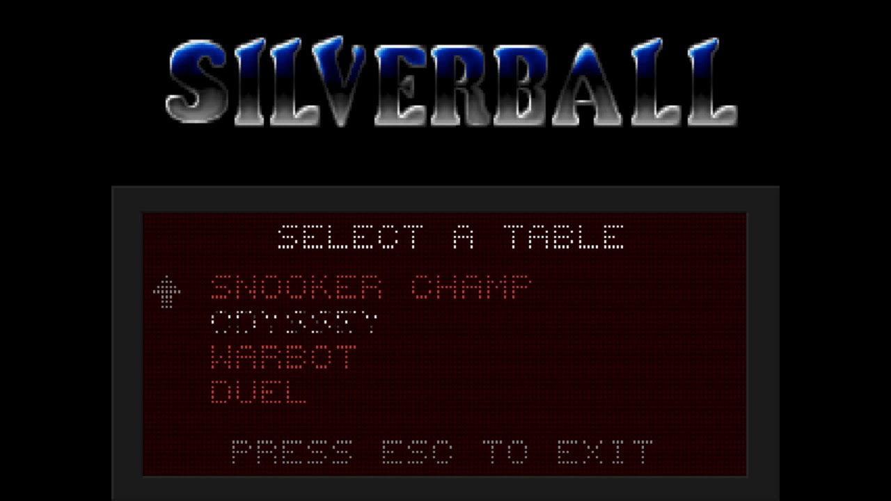Silverball PC MSDOS