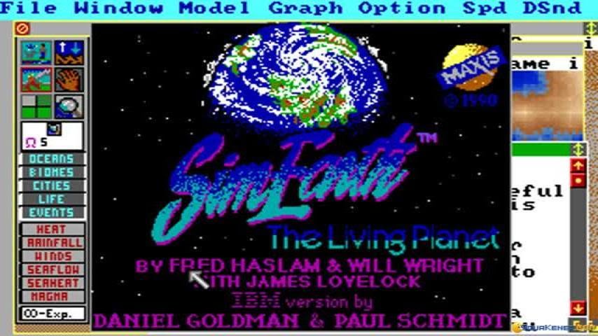 SimEarth PC MSDOS