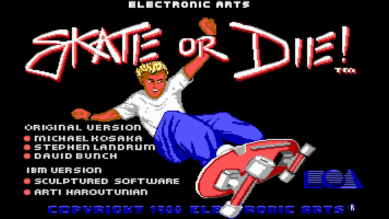Skate or Die! PC MSDOS