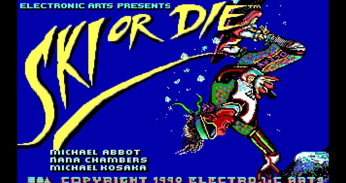 Ski or Die PC MSDOS