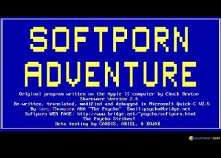 Softporn Adventure PC MSDOS