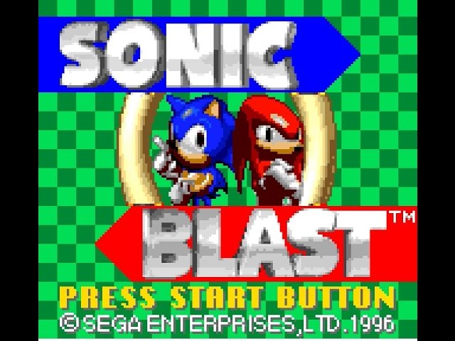 "Sonic Blast GAME GEAR