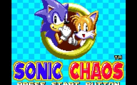 "Sonic Chaos GAME GEAR