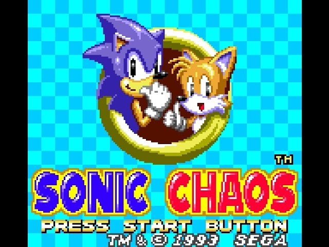 "Sonic Chaos GAME GEAR