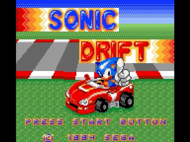 Sonic Drift GAME GEAR