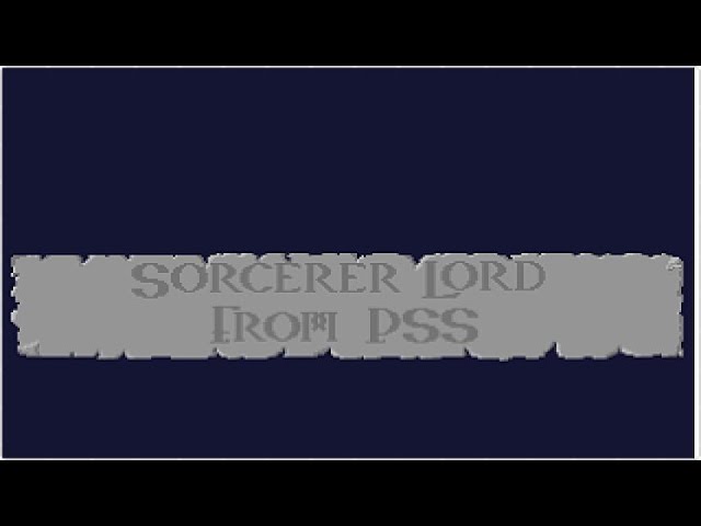 Sorcerer Lord PC MSDOS