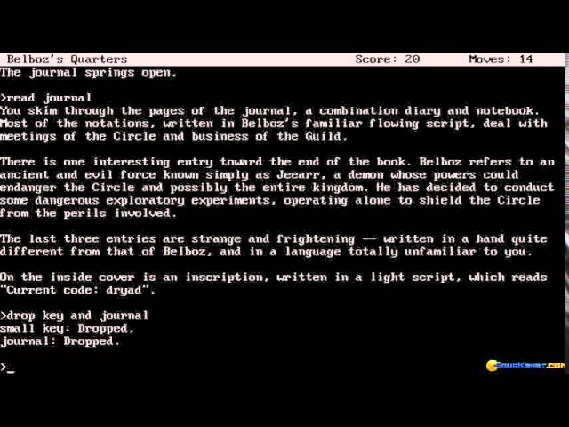 Sorcerer (video game) PC MSDOS