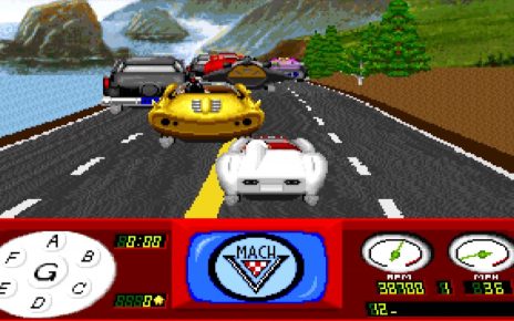 Speed Racer in The Challenge of Racer X PC MSDOS