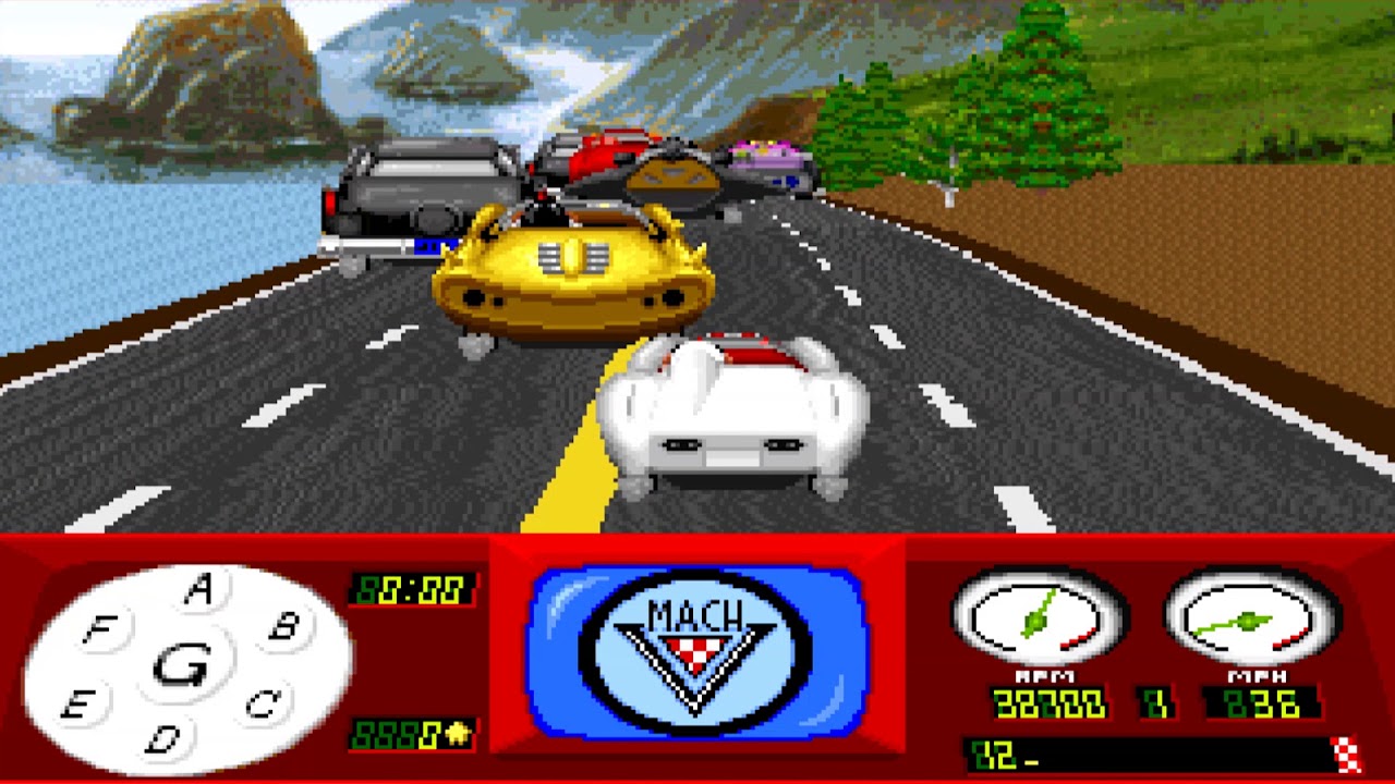 Speed Racer in The Challenge of Racer X PC MSDOS