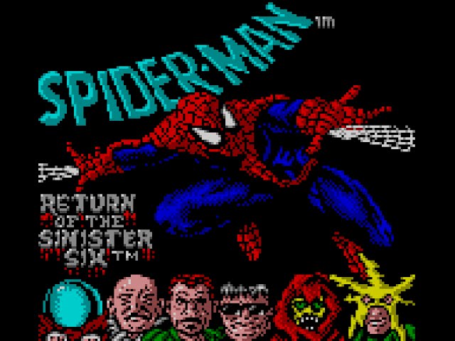 Spider-Man: Return of the Sinister Six GAME GEAR