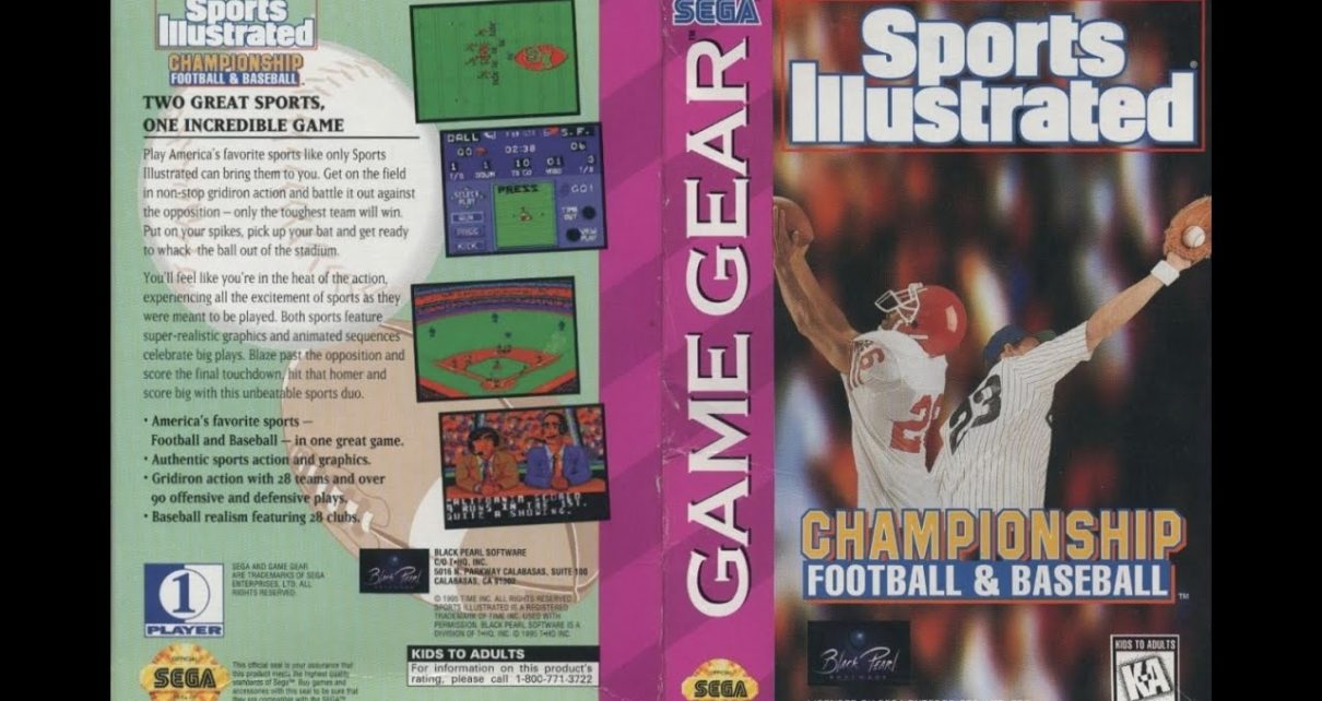 Sports Illustrated Championship Football & Baseball GAME GEAR