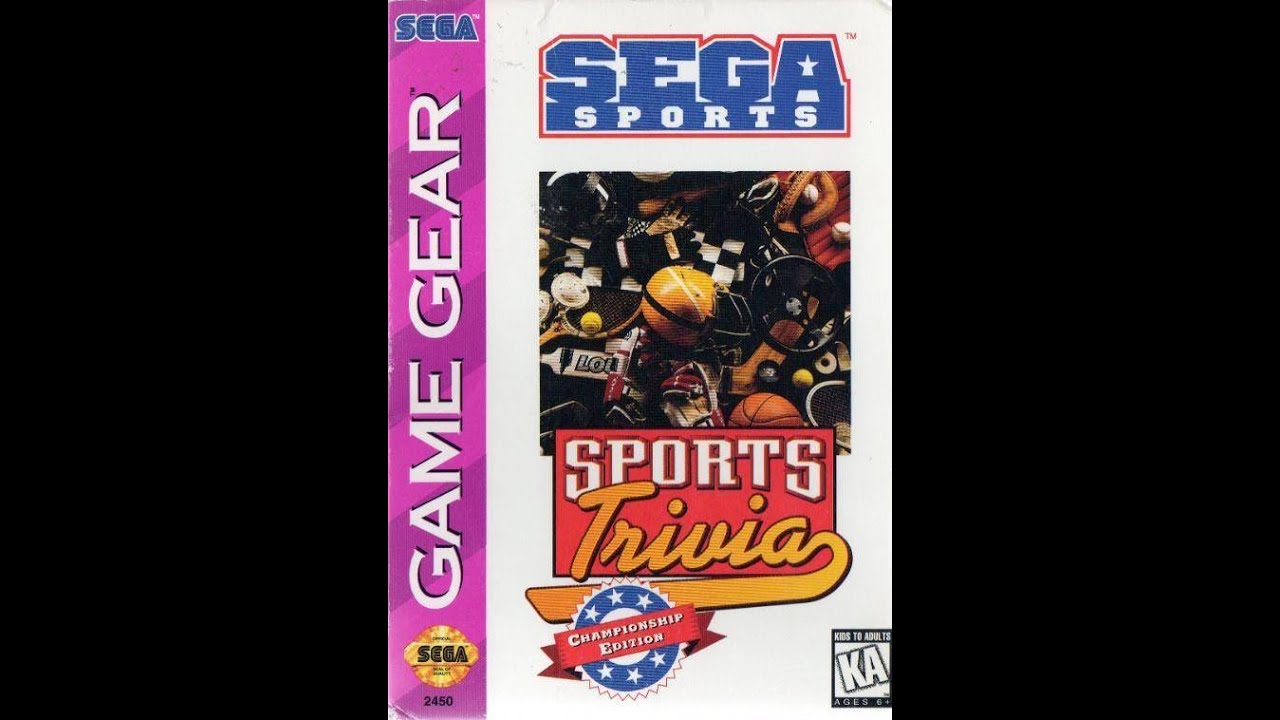 Sports Trivia: Championship Edition GAME GEAR