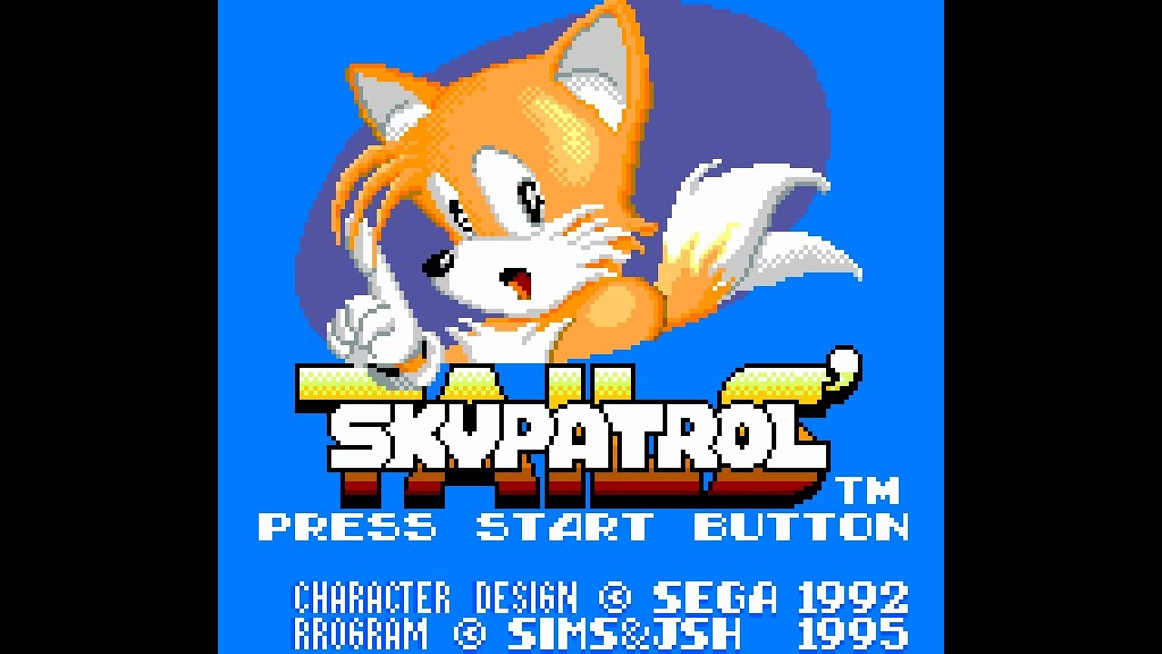 Tails' Skypatrol GAME GEAR