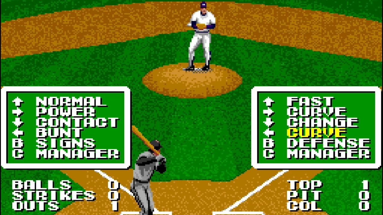 Tecmo Super Baseball MEGADRIVE