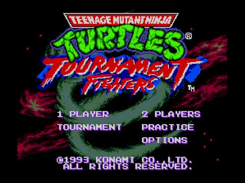 Teenage Mutant Hero Turtles: Tournament FightersPAL" MEGADRIVE