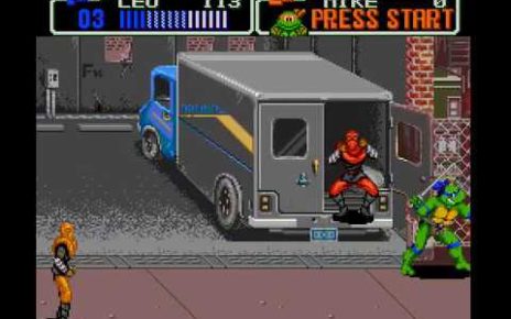 "Teenage Mutant Ninja Turtles: The Hyperstone Heist MEGADRIVE