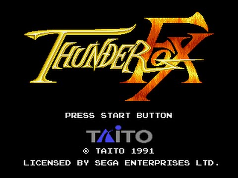 Thunder Fox MEGADRIVE