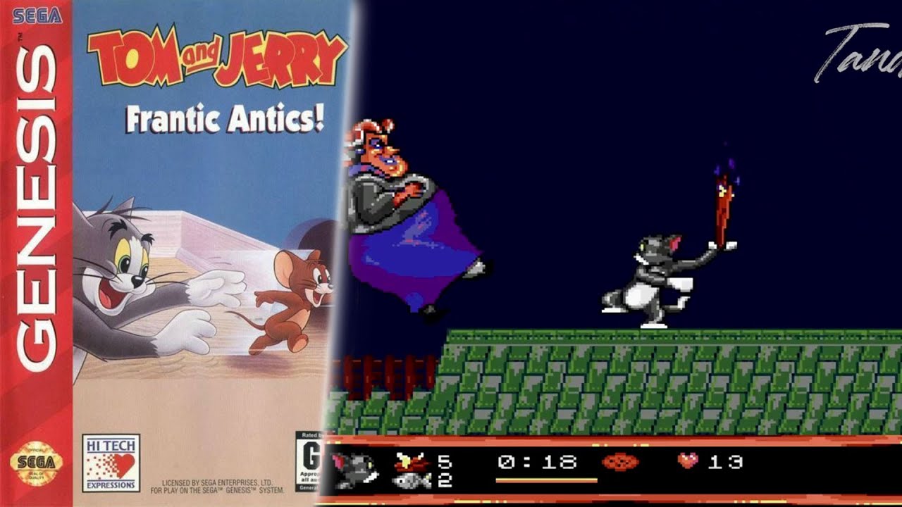 Tom & Jerry: Frantic Antics! MEGADRIVE
