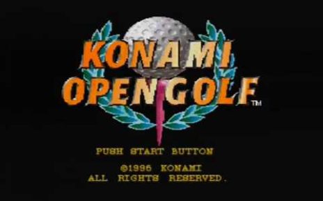 •Konami Open GolfEU" PLAY STATION 1 PS1