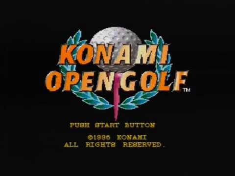 •Konami Open GolfEU" PLAY STATION 1 PS1