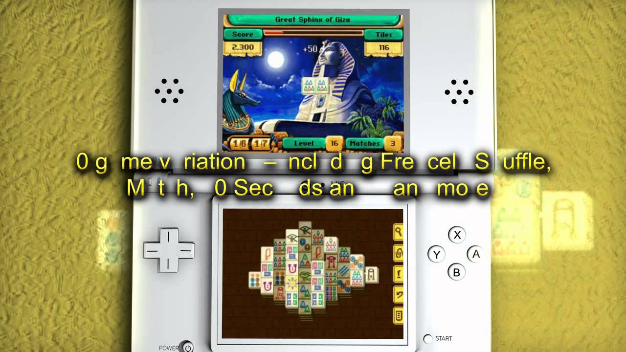 Mahjong Mysteries: Ancient Egypt Nintendo DS