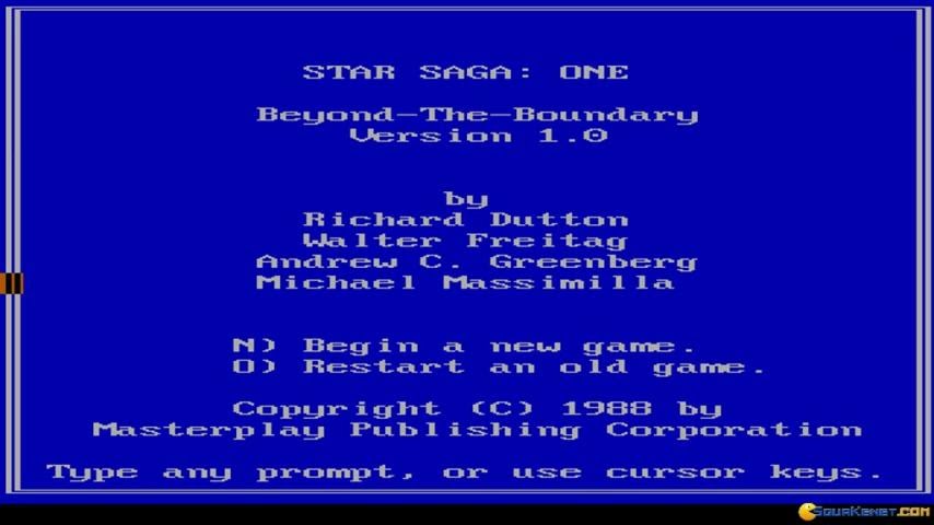 Star Saga One: Beyond the Boundary PC MSDOS