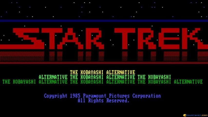 Star Trek: The Kobayashi Alternative PC MSDOS