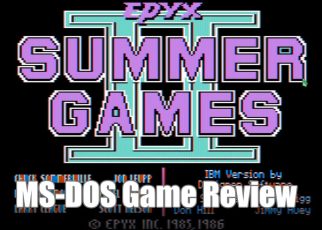 Summer Games II PC MSDOS