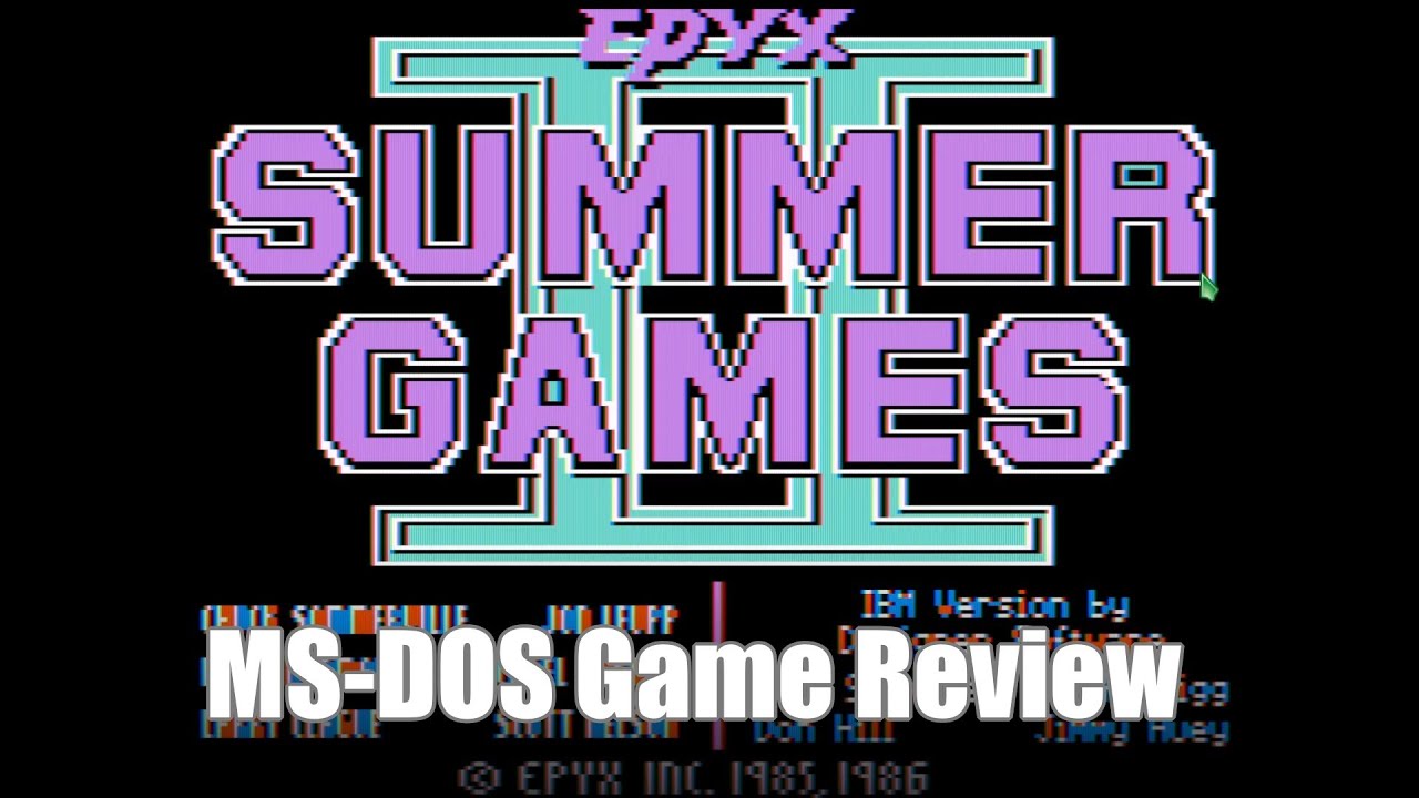 Summer Games II PC MSDOS