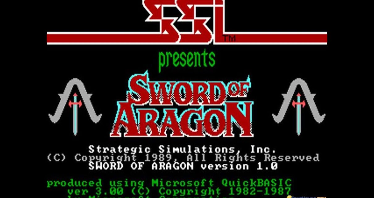 Sword of Aragon PC MSDOS