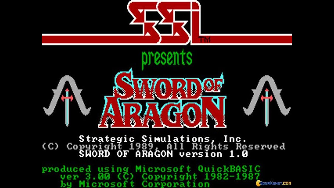 Sword of Aragon PC MSDOS