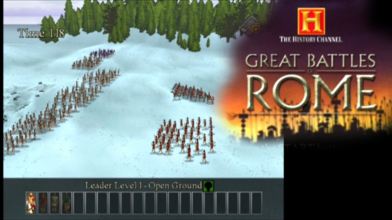 The History Channel: Great Battles of Rome PLAYSTATION 2