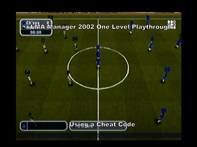 LMA Manager 2002 PLAY STATION 1 PS1