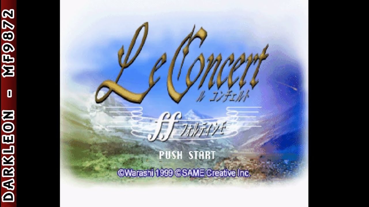 Le Concert ff PLAY STATION 1 PS1