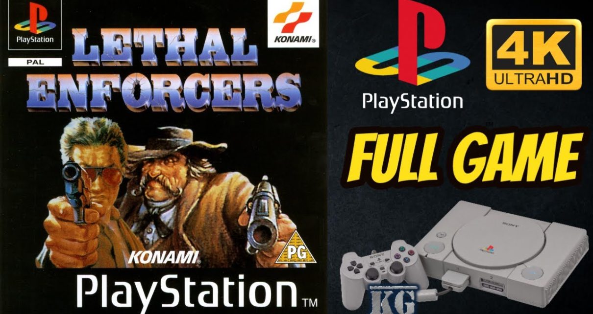 Lethal Enforcers I & II PLAY STATION 1 PS1