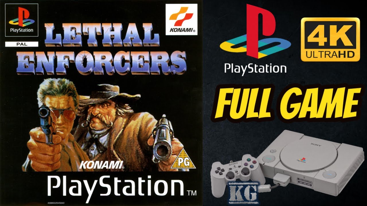 Lethal Enforcers I & II PLAY STATION 1 PS1