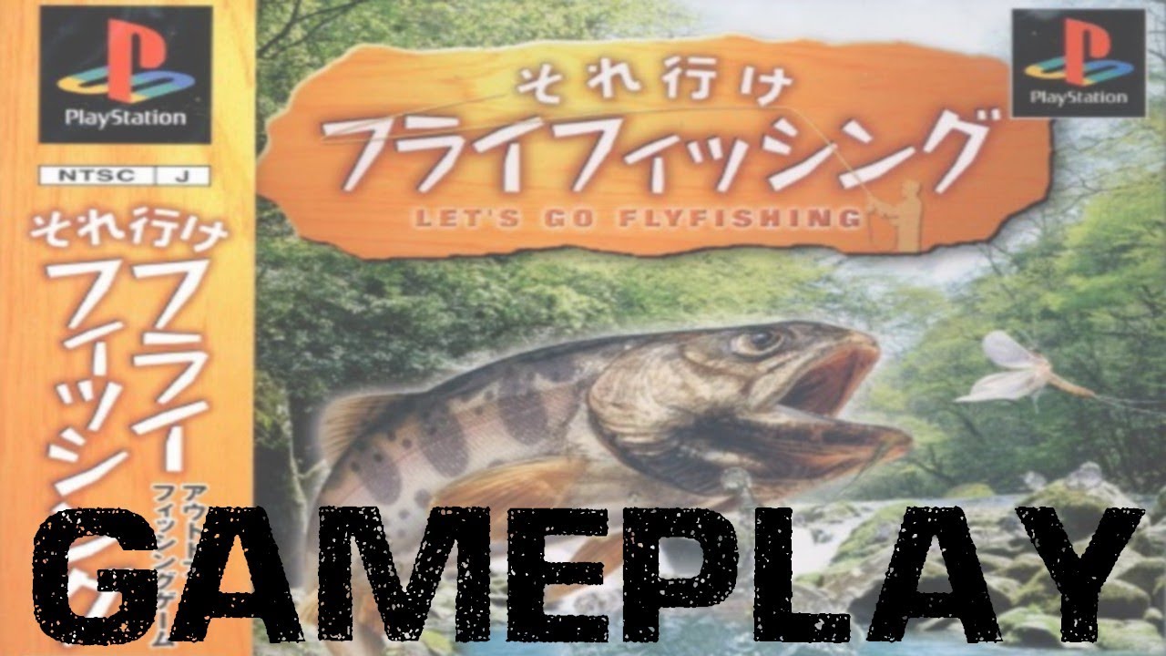 Let's Go Flyfishing PLAY STATION 1 PS1