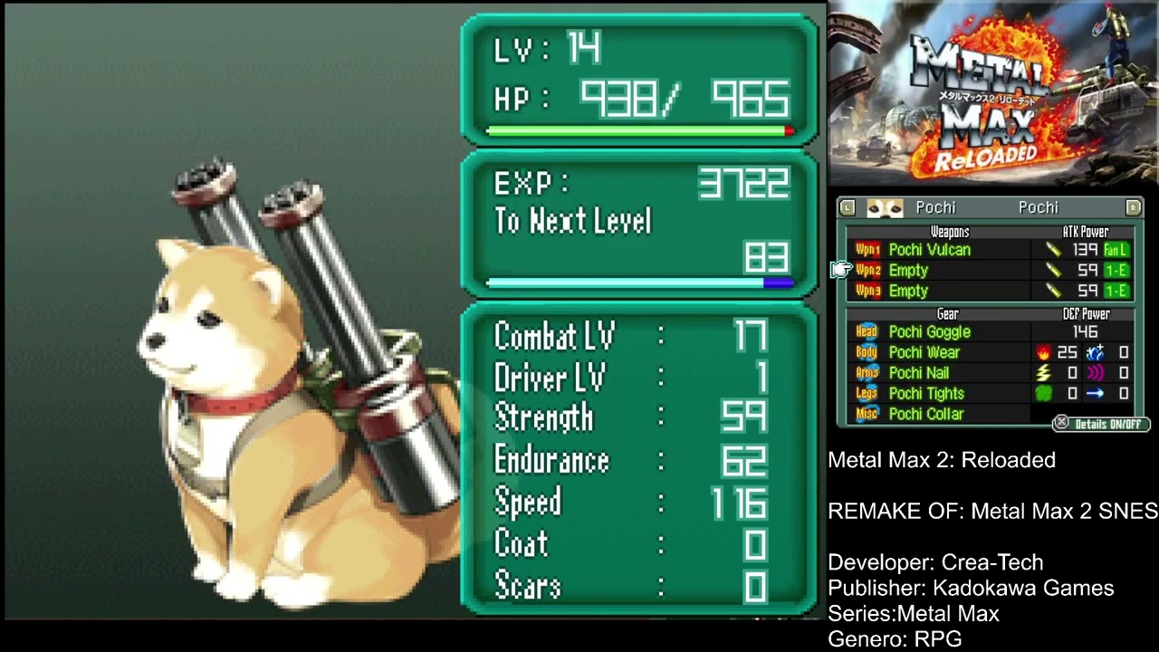 Metal Max 2: Reloaded Nintendo DS